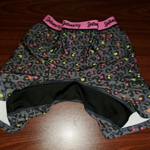 Intensity athletics leopard print sliders